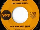 rare Soul 45 ANTHONY & IMPERIALS it's not the same Hear