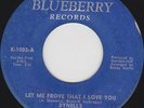 NORTHERN SOUL 45 RPM - DYNELLS on BLUEBERRY RECORDS