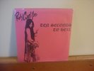 RUBY CADILAC Ten Seconds To Hell 45 PIC SLEEVE PRIVATE GIRL GROUP PUNK Hard Rock