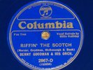 Benny Goodman/Billie Holiday-Riffin' The Scotch Columbia 2867-D blue wax jazz 78