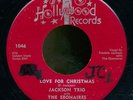 pc45-R&B vocal group-holiday-Hollywood 1046-Jackson Trio w/the Ebonaires