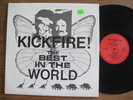 KICKFIRE Best In The World '86 LP HARD ROCK HENDRIX FUNK PRIVATE HEAR