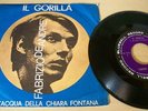 FABRIZIO DE ANDRE IL GORILLA '7  VG