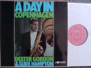 RARE German JAZZ orig LP DEXTER GORDON & SLIDE HAMPTON a day in copenh.MPS 15230