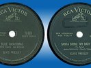 Philipines ELVIS PRESLEY 78 rpm Blue Christmas RCA record