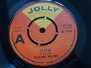CLAIRE RAINE La-La-La I / Want You Jolly Reggae 45 7