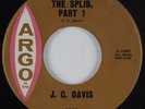 R&B Soul Tittyshaker 45 J.C. DAVIS The Splib ARGO HEAR VG++