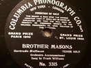 Black & Silver Columbia 3315 Dan W. Quinn-Brother Masons 1906