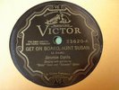 JIMMIE DAVIS Get On Board Aunt Susan / Market House Blues VICTOR 23620