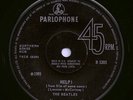 BEATLES HELP/I'M DOWN Single, 1966 3rd UK pressing, RARE SOLID CENTRE, EX Cond