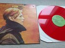 DAVID BOWIE LOW 1977 INT 1ST PRESS RED VINYL 1E1E STICKERED TRACK LIST RARE EX+