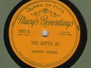 78 RPM Smoky Hogg Macy's Recordings 5003 in E