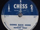Hear Blues 78rpm HOWLIN' WOLF Going Back Home CHESS 1648