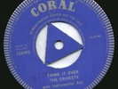 THE CRICKETS Think It Over ORIGINAL 1958 UK One Sided DEMO 45 EX+ BUDDY HOLLY