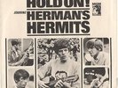 HERMAN'S HERMITS--RARE PROMO ONLY PICTURE SLEEVE + 45 on MGM--(HOLD ON)-PS-PIC