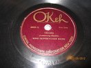 KING OLIVERS' JAZZ BAND ON U.S. OKEH 78 RECORD
