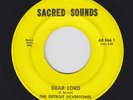 Black Gospel 45: The DETROIT SILVERTONES on Sacred Sounds (1960's)