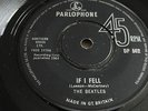 Beatles - If I Fell - Export Single - DP 562 - Lovely Condition