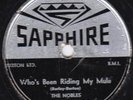 78-DOO-WOP-NOBLES on SAPPHIRE-WHO'S BEEN RIDING MY MULE/DO YOU LOVE ME?-RARE