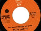 Betty LaVette : RARE 70's Soul 45 on Epic-
