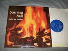 JOHN LEE HOOKER burning hell UK RIVERSIDE MONO  UK BLUES LP EX+