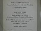 RARE DGG PRIVAT PRESS BACH SONATA Nr. 2 GERHART HETZEL violin G. KLEBE GER 1962