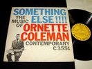 Music Of ORNETTE COLEMAN Something Else 1958 Contemporary C-3551 1st Press DG LP