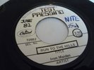 IRON MAIDEN SUPER RARE TEST PRESSING 45 CAPITOL RUN TO THE HILLS RADIO PROMO