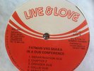 FATMAN VS JAH SHAKA IN A DUB CONFERENCE - LIVE & LOVE LP MINT NO SLEEVE