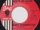NORTHERN SOUL 45 RPM - BABY WASHINGTON on SUE RECORDS