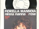 FIORELLA MANNOIA - NINNA NANNA / ROSE     promo  45giri raro MINT
