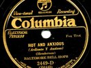 V. RARE FLETCHER HENDERSON (BALTIMORE BELL HOPS) 78 HOT & ANXIOUS COL. 2449-D EX