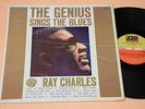 RAY CHARLES LP THE GENIUS SINGS THE BLUES 1°ST ORIG ITALY 1971 EX