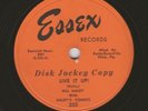 Bill Haley and his Comets, PROMO 78 RPM ESSEX #332, Live It Up - Farewell VG++