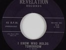 Black Gospel 45 DR. COLEMAN I Know Who Holds Tomorrow REVELATION HEAR