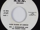 Black Gospel 45 REV. T. EICHELBURGER Poor Pilgrim Of Sorrow N.C.C. HEAR