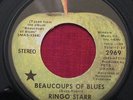 Beatles Ringo BEAUCOUPS OF BLUES Apple 45 Black Star, No Capitol Logo