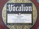 Adolf Busch, Violin: Adagio (Tartini) / Aria (Porposa) 78 RPM Vocalion 60059 VG+