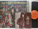 JESSE ED DAVIS Keep Me Comin' LP 1973 Epic orig w/insert +bonus 7
