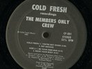 MEMBERS ONLY CREW You're Not Down  ELECTRO/RAP 12