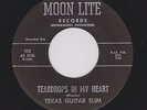 60s Texas R&R TEXAS GUITAR SLIM (Johnny Winter) Teardrops In My Heart HEAR BOTH