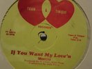 MARCIA If You Want My Love'n TAWN & TINIQUE MIAMI FUNK BOOGIE SYNTH 12