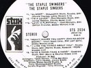 STAPLE SINGERS staple swingers U.S. STAX LP_orig white label promo 1971