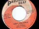 SKINHEAD REGGAE / PRESSURE BEAT / PIONEERS - DON'T YOU KNOW