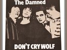 The Damned “Don’t Cry Wolf” 7” Vinyl Original Stiff – PUNK