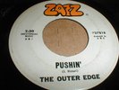 The Outer Edge PUSHIN' 45 70's Private HEAVY FUNK SOUL HIPPIE PSYCH on ZAZZ VG+