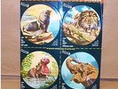 1956 78rpm picture disc records (4) Stories and Real Animal Sounds Uncut NOS