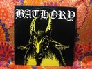 BATHORY S/T VERY RARE Original Yellow Goat Pressing Black Mark SWEDEN Vinyl LP