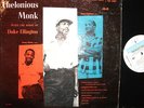 THELONIOUS MONK PLAYS DUKE ELLINGTON RIVERSIDE 12-201 WHITE LABEL PHOTO COVER