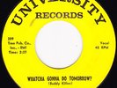 Buddy Killen-Whatcha Gonna Do Tomorrow-Rare R&B/Rockabilly 45-University-HEAR
